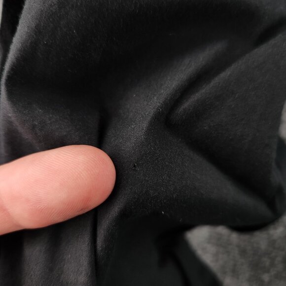 Dolce Gabbana 16 Point Black Solid Men Long Sleeve Button Up Shirt Adult - Picture 13 of 16